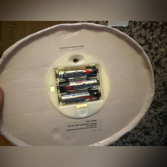 8.5” Peace Blue and White Valerie Parr Gingerbread House - Picture 7 of 12